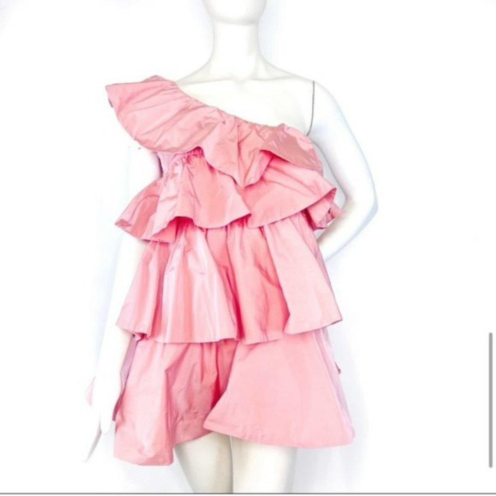Zara Limited Edition Ruffled Asymmetric Dress - Picture 12 of 15